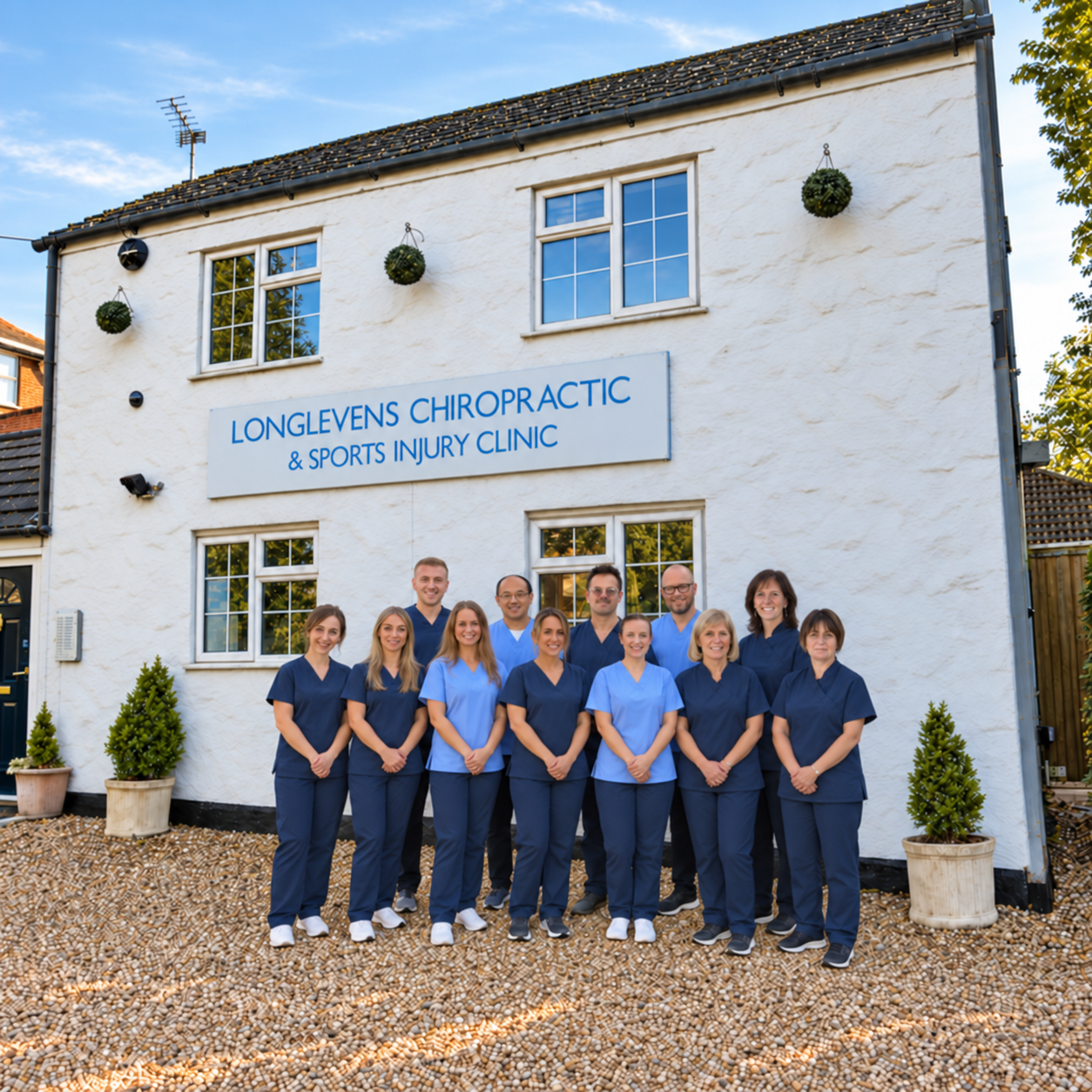 Longlevens clinic team outside our Gloucester clinic