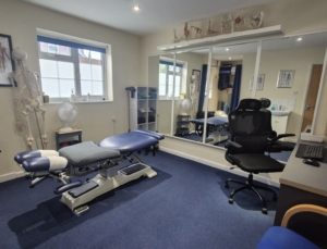 Treatment room at Longlevens clinic, view three