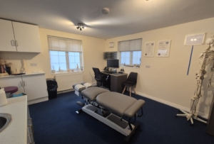 Treatment room at Longlevens clinic, view four